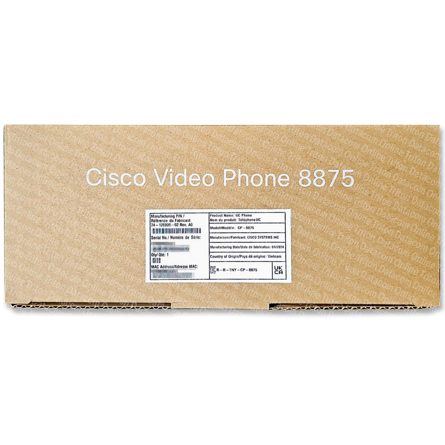 CP-8875-K9 - Cisco 8875 Webex VoIP Phone - Charcoal colorway