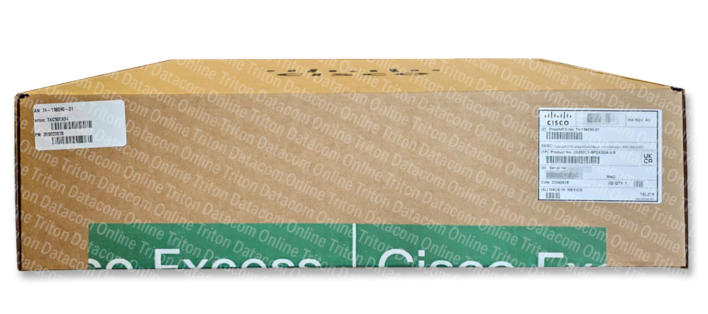 C9200CX-8P-2X2G-A - Cisco Catalyst 9200 Series Compact Switch with 8-port gigabit ethernet, PoE+, 2x10GE SFP+ and 2x1GE Copper uplinks, Network Advantage licensing