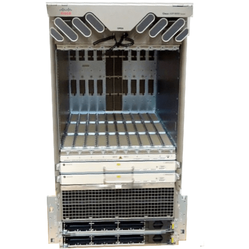 Juniper Juniper Cisco ASR 9000 Series Aggregation Service Router Chassis w/ 6 PSU & 2 Fans - ASR-9010-AC - Refurbished