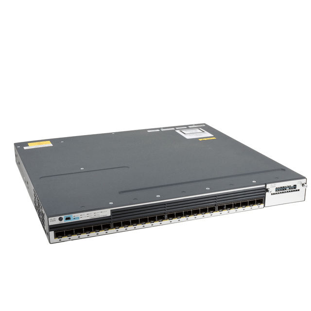 Cisco Switches Cisco Catalyst C3750X 24 Port SFP Switch - WS-C3750X-24S-E