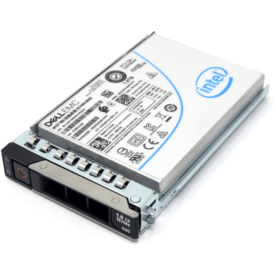 Dell Dell Dell 1.6TB NVMe SSD Mix Use TLC 2.5in - DELL-1.6TB-NVME-SSD-MU-TLC-2.5IN Refurbished
