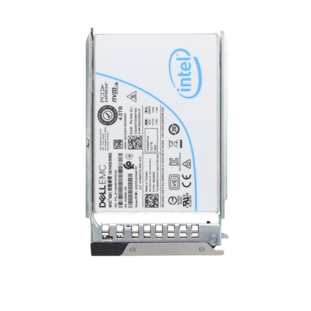 Dell Dell Dell 4TB NVMe SSD Read Intensive U.2 TLC P4510 2.5in - DELL-4TB-NVME-SSD-RI-U.2-TLC-P4510-2.5IN Refurbished