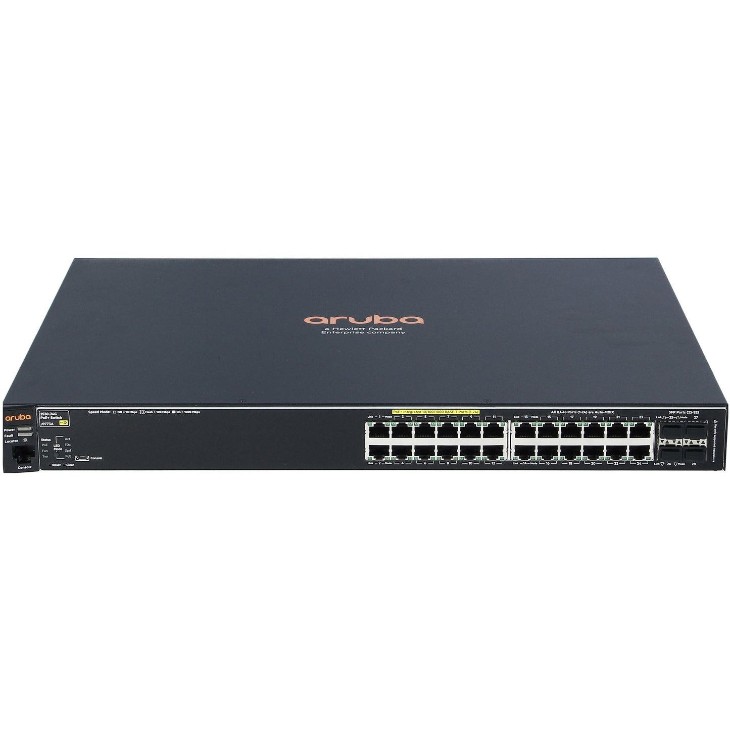 Aruba Switches HP Aruba 2530 24 Port PoE+ Switch - J9773A Refurbished