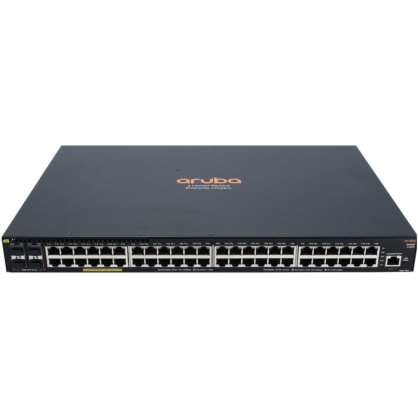 Aruba Aruba HP Aruba 2930F 24 Port PoE+ 4 SFP Switch #ABA - JL262A New