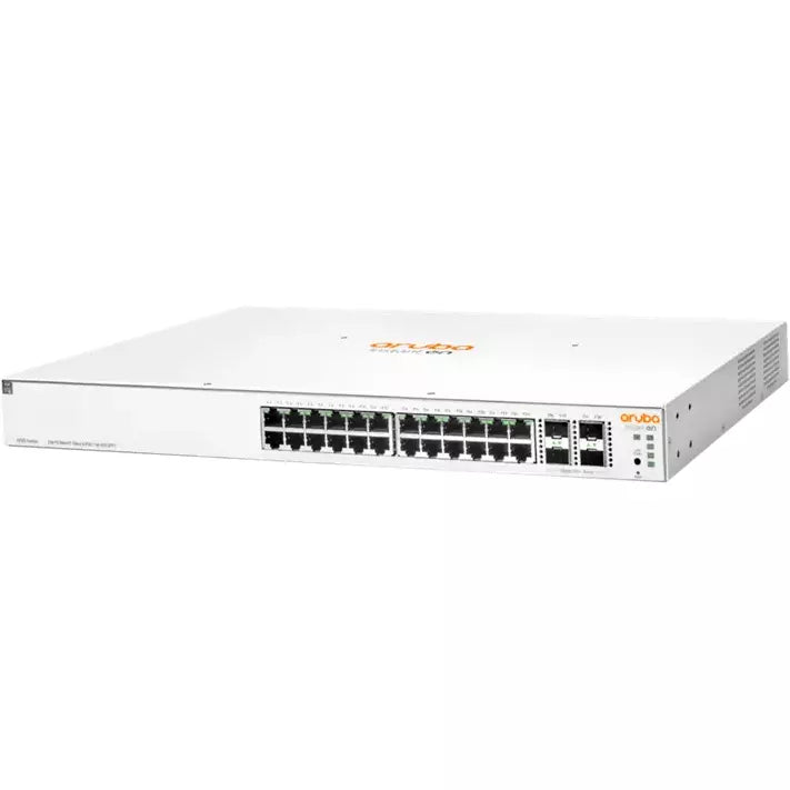 Aruba Switches HP Aruba Instant On 1930 24G Class4 PoE 4SFP/SFP+ 370W Switch #ABA - JL684A Refurbished