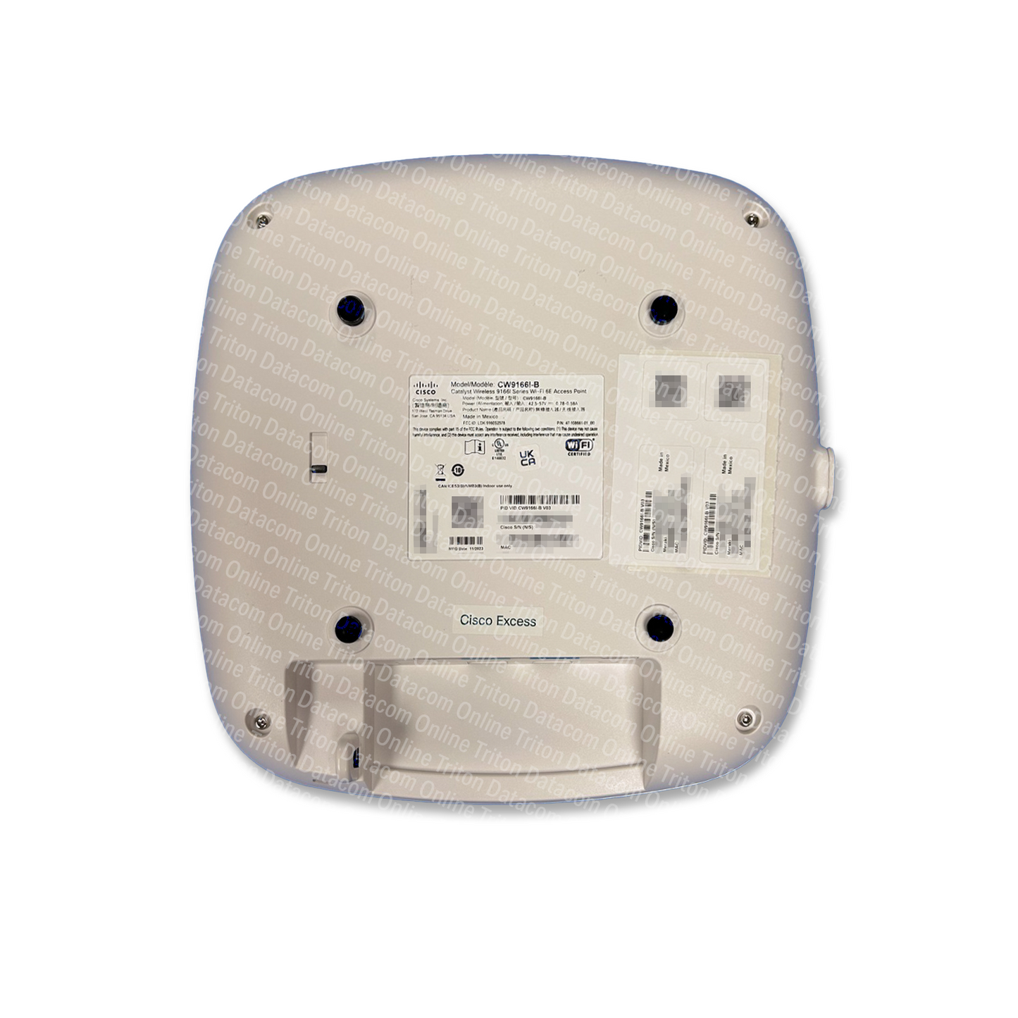 CW9166I-A - Cisco Catalyst 9166 Wireless Access Point with Tri-Band WiFi6E, 4X4:4 MU-MIMO Internal Antennas, for North America (Non-USA) Regulatory Domain