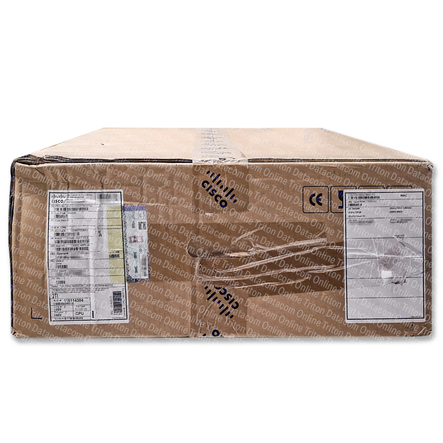 C9300L-48PF-4X-E - Cisco Catalyst 9300 Switch with 48-port 1G copper, fixed 4x10G SFP+ uplinks, full PoE+, and Network Essentials