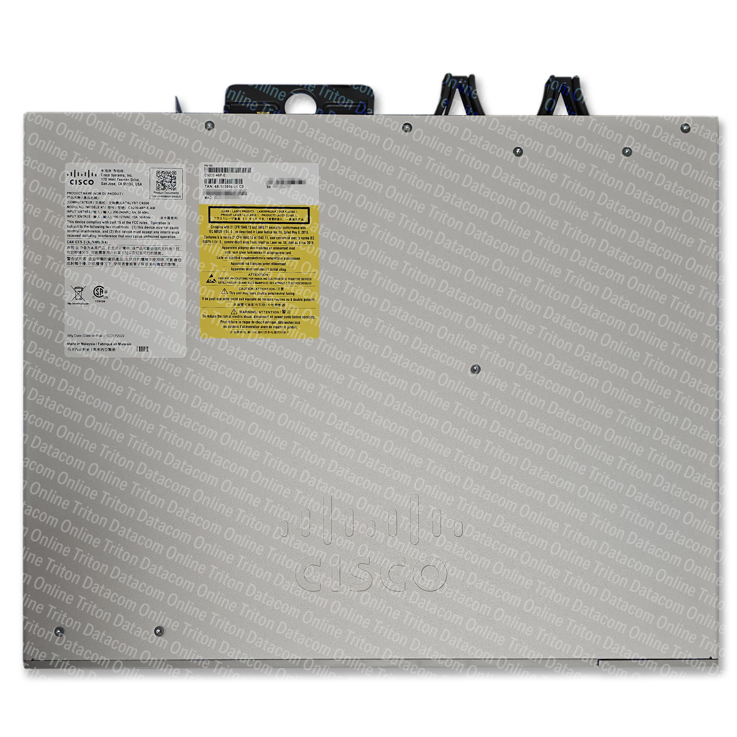C9200-48P-A - Cisco Catalyst 9200 Switch with 48-port PoE+, Modular Uplink, Network Advantage