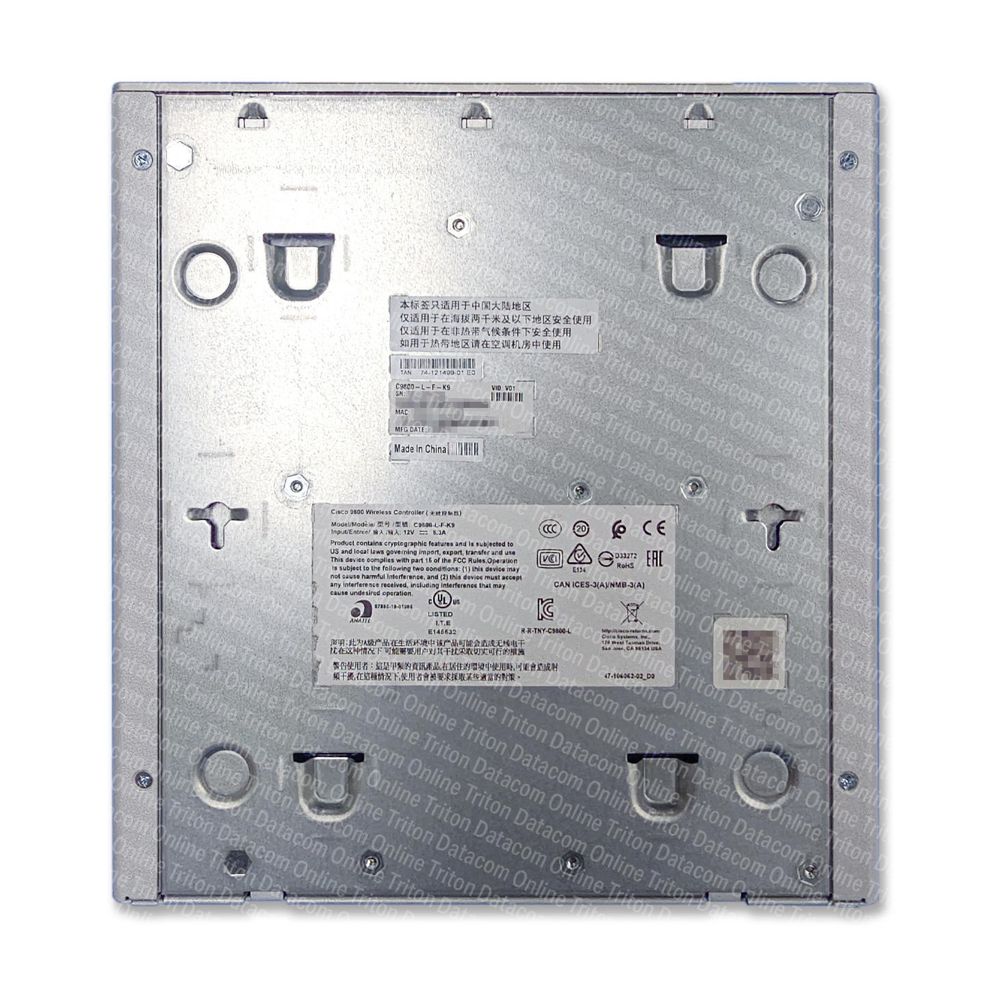 C9800-L-F-K9 - Cisco Catalyst 9800 Series Wireless Controller for 9100 Series Access Points, SFP+ uplinks