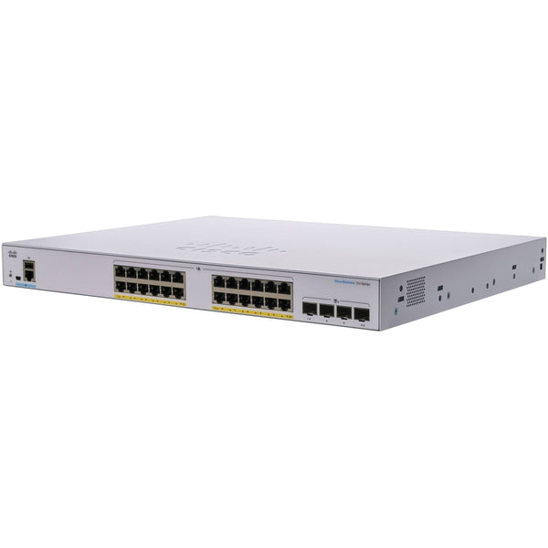 Cisco Cisco Cisco 24x 10/100/1000 Ethernet PoE+ ports and 370W PoE budget, 4x 1G SFP uplinks Switch - C1000-24FP-4G-L Refurbished