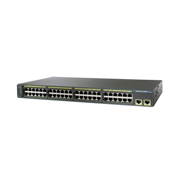 Juniper Juniper Cisco Catalyst C2960 Series 48 Port 10/100 Gigabit Switch - WS-C2960-48TT-L - Refurbished