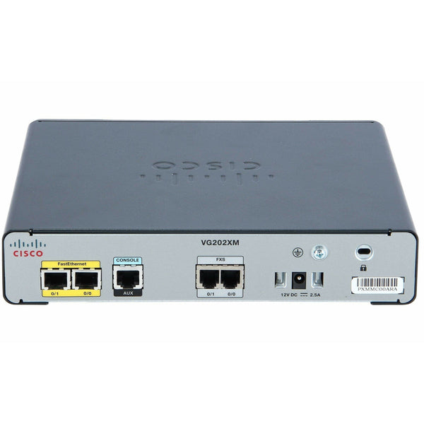 Cisco Cisco AS5X VOIP Gateways Cisco VG202 XM 2 Port Voice Gateway - VG202XM - Refurbished