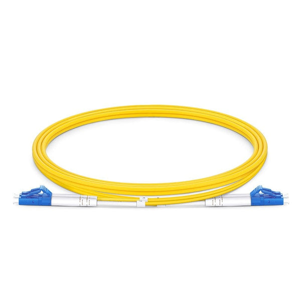 Triton Datacom Electrical Wires & Cable LC to SC Single Mode Duplex 9/125 (OS1/OS2) Fiber Cable 2mm PVC Yel - 3.28 ft - 1 Meter - FSD9LCSC2-01 New