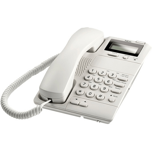 NEC NEC NEC White AT-50 Basic Analog Single-Line Phone - NEC-BE117781 - New