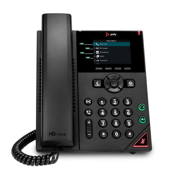 Polycom IP Phones - Polycom Polycom VVX 250 OBI 4-Line PoE IP Phone - POLY-VVX-250-OBI