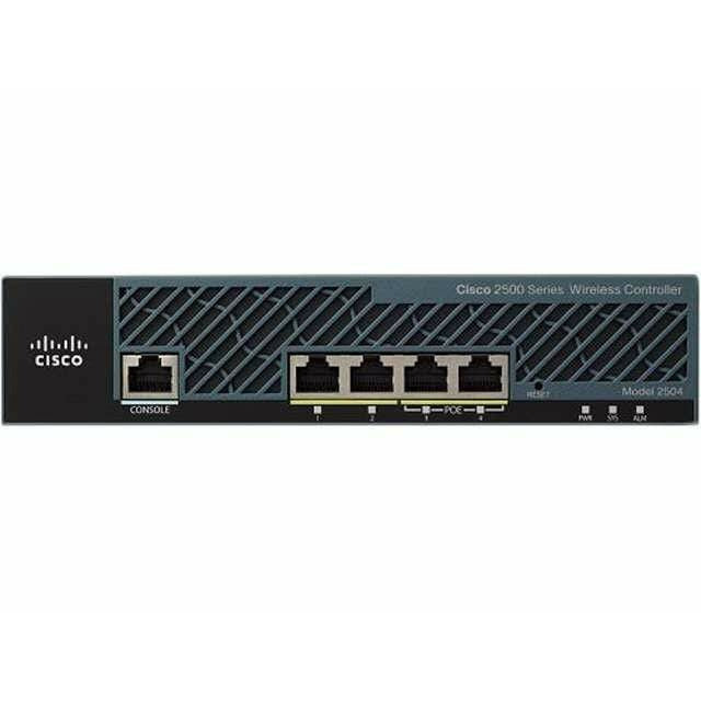 Cisco Wireless Cisco 2500 Seires Wireless LAN Controller for 5 AP - AIR-CT2504-5-K9