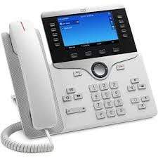 Cisco Phones - Cisco Refurbished Cisco 8841 White Gigabit IP Phone - CP-8841-W-K9