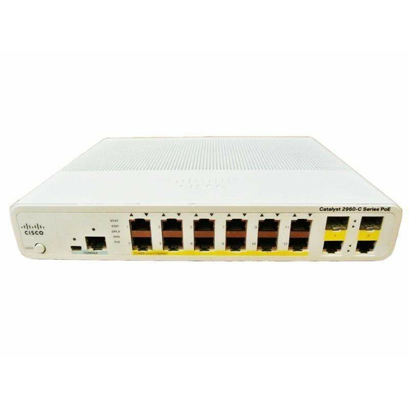 Cisco Switches Cisco Catalyst 2960 12 Port Switch POE - WS-C2960C-12PC-L