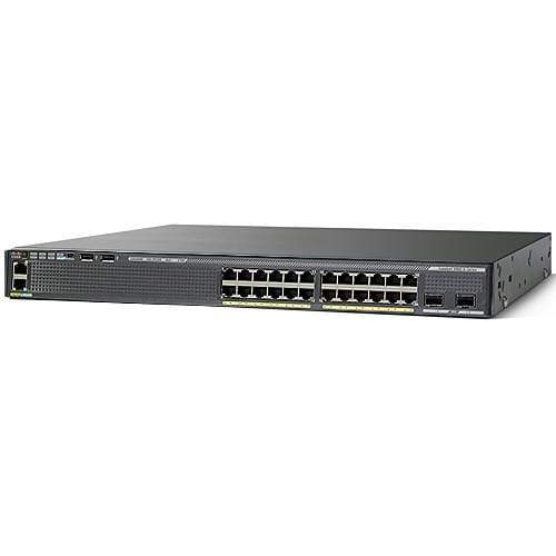 Cisco Switches New Cisco Catalyst 2960X 24 Port PoE Switch - WS-C2960X-24PD-L New