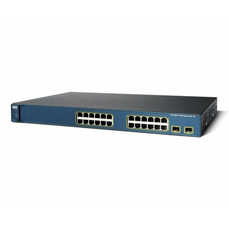 Cisco Switches Cisco Catalyst 3560 24 Port Switch POE - WS-C3560-24PS-S