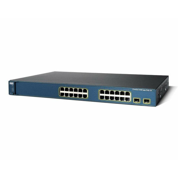Cisco Switches Cisco Catalyst 3560 24 Port Switch POE - WS-C3560-24PS-S