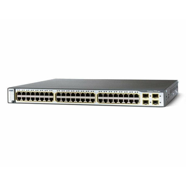 Cisco Switches Cisco Catalyst 3750 48 Port Switch POE - WS-C3750-48PS-S