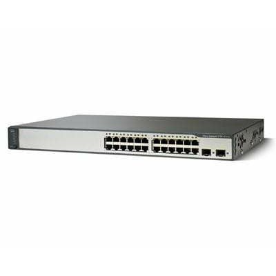 Cisco Switches Cisco Catalyst 3750 V2 24 Port POE Switch - WS-C3750V2-24PS-S