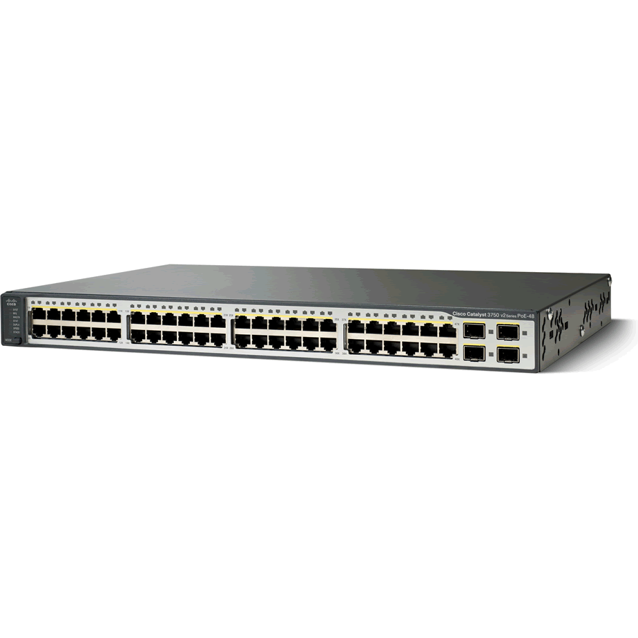 Cisco Catalyst 3750 V2 48 Port POE Switch - WS-C3750V2-48PS-S – Triton ...