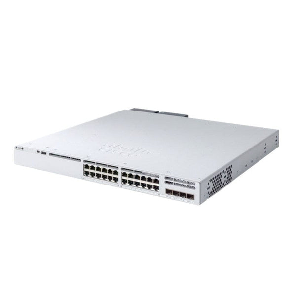 Cisco Cisco Cisco Catalyst 9300 24-port 1G copper, with fixed 4x1G SFP uplinks, PoE+ Network Advantage - C9300L-24P-4G-A Refurbished