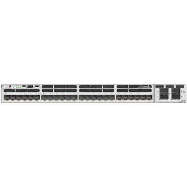 Cisco Cisco Cisco Catalyst 9300 24-port 25G/10G/1G SFP28 with modular uplinks, Network Advantage- C9300X-24Y-A - Refurbished