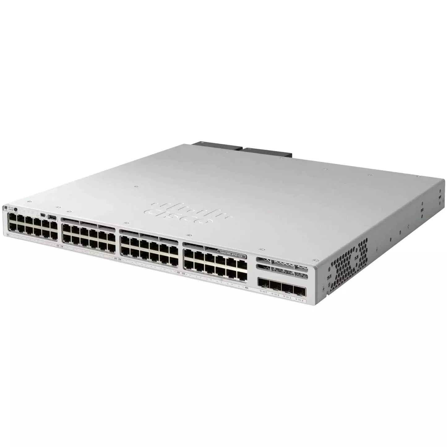 Cisco Cisco Cisco Catalyst 9300 48-port 12x mGig (100M/1G/2.5G/5G/10G) + 36x 10M/100M/1G copper with fixed 2x 40G QSFP uplinks, UPOE, Network Advantage - C9300L-48UXG-2Q-A - Refurbished