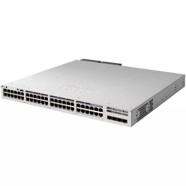 Cisco Cisco Cisco Catalyst 9300 48-port 12x mGig (100M/1G/2.5G/5G/10G) + 36x 10M/100M/1G copper with fixed 2x 40G QSFP uplinks, UPOE, Network Essentials - C9300L-48UXG-2Q-E - Refurbished