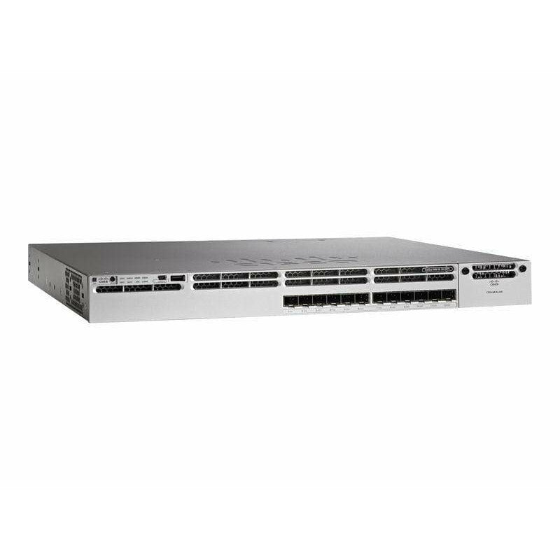 Cisco Switches Cisco Catalyst C3850 12 Port Gigabit Fiber Switch - WS-C3850-12S-S
