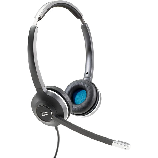 Cisco Headset Cisco Headset 532, Wired Dual On-Ear Quick Disconnect Headset with USB-A Adapter  CP-HS-W-532-USBA=