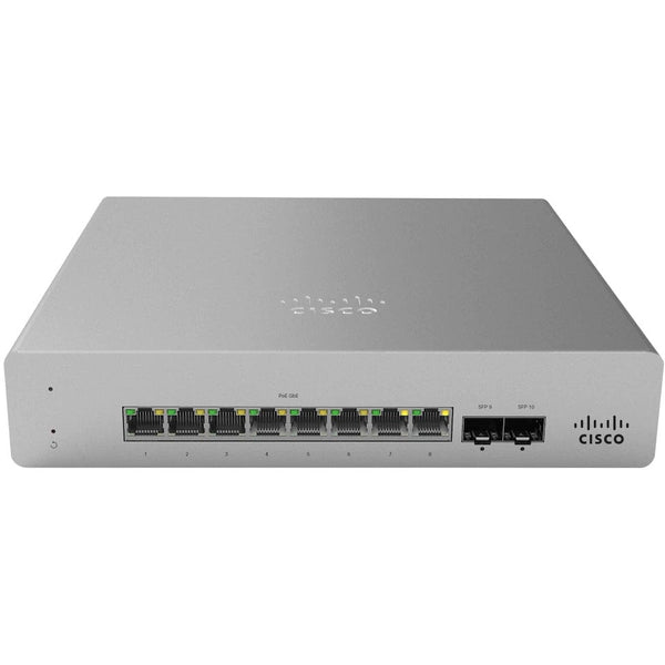 Cisco Cisco Cisco Meraki MS120 8 Port Cloud Managed PoE Switch  - MS120-8LP-HW - Refurbished