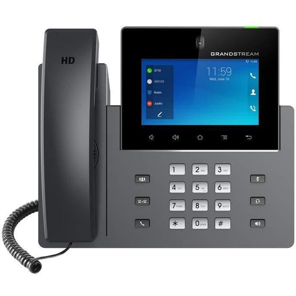 Grandstream Phones - Grandstream Grandstream Networks IP Video Phone, 5-Inch Color Touch Screen, 16 SIP Lines, 802.11n Wi-Fi, Dual-port Gigabit Ethernet (GXV3350)