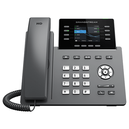 Grandstream Grandstream Grandstream Professional Carrier-Grade 8 Line PoE and WiFi IP Phone - GRANDSTREAM-GRP2624 New