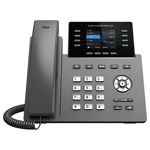 Grandstream Grandstream Grandstream Professional Carrier-Grade 8 Line PoE and WiFi IP Phone - GRANDSTREAM-GRP2624 New