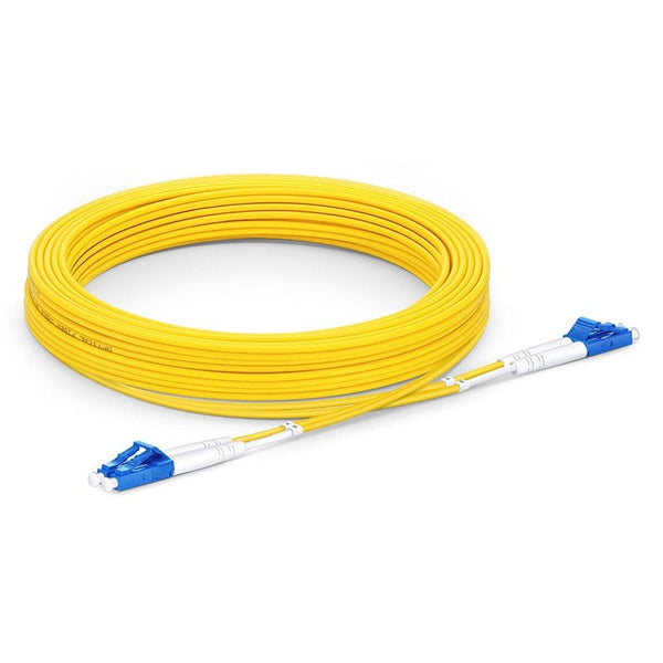 Triton Datacom Electrical Wires & Cable LC to LC 10M Yellow Single Mode Fiber Cable 9/125 OS1/OS2 - FSD9LCLC2-10 New