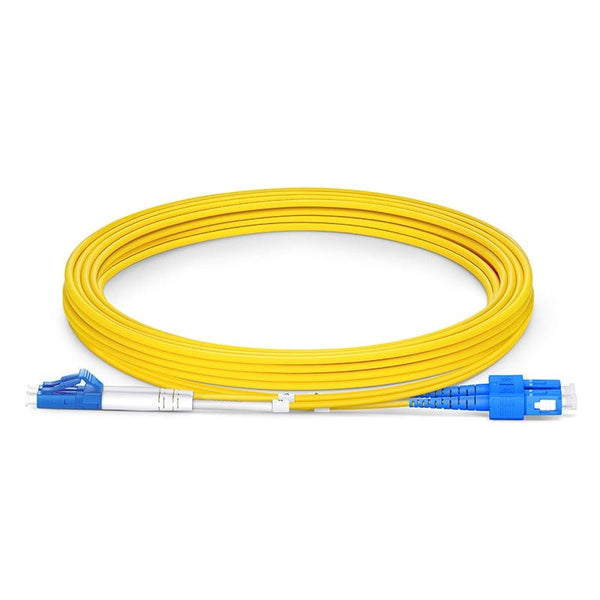 Triton Datacom Electrical Wires & Cable LC to LC 3M Yellow Single Mode Fiber Cable 9/125 OS1/OS2 - FSD9LCLC2-03 New